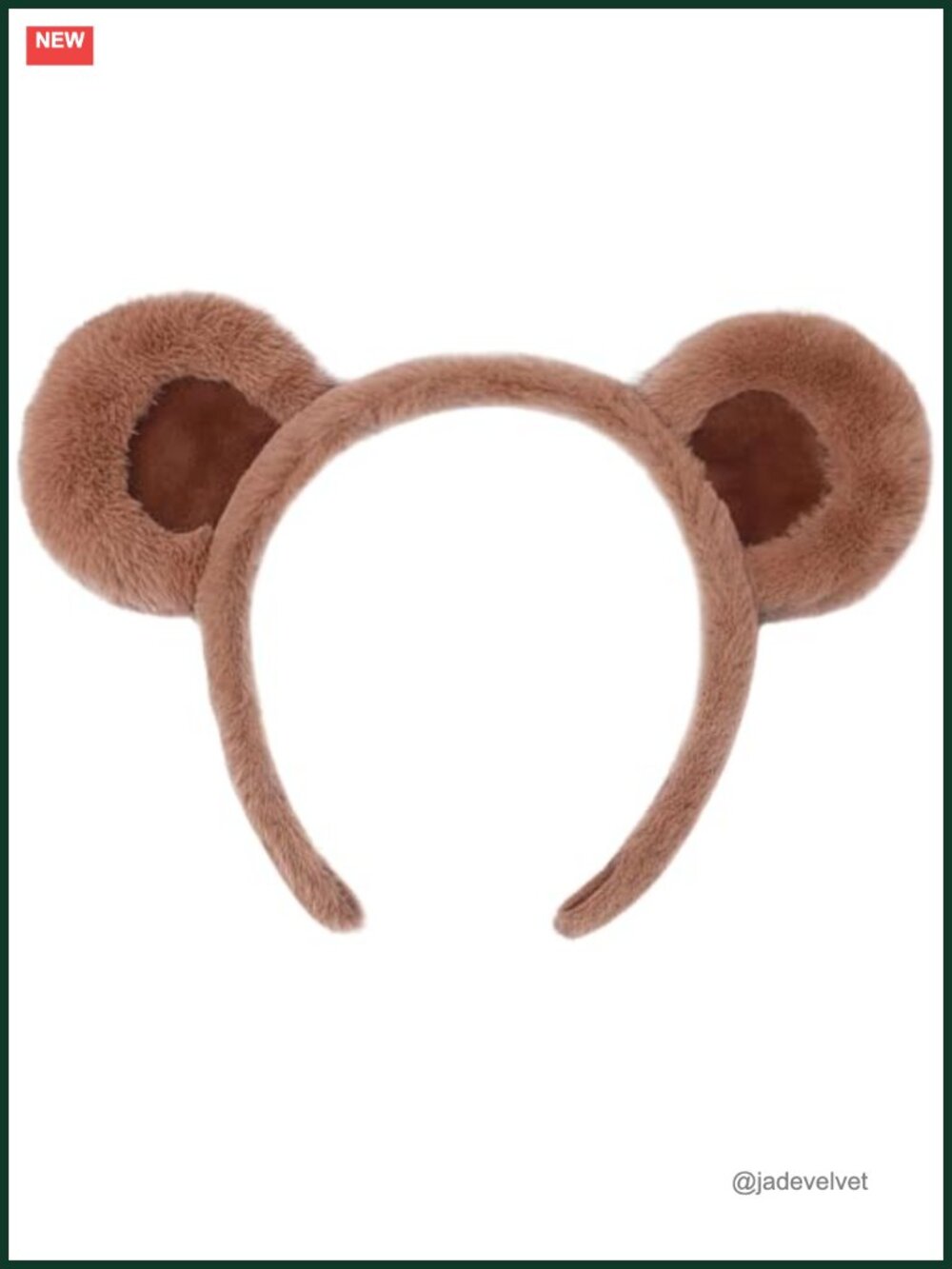 Fluffy Plush Bear Ears Headband Animal Ear Hairband Halloween Costume Accessory